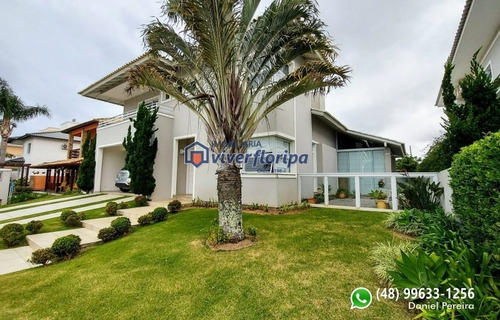 Fina Residência Em Cachoeira Bom Jesus - Condomínio Fechado, - Casa A Venda No Bairro Cachoeira Do Bom Jesus - Florianópolis, Sc - 254