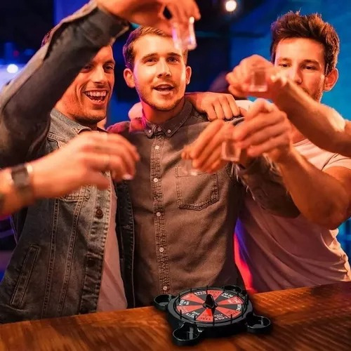Ruleta De Mesa Casino Shots Juego De Fiesta Bar Diversión