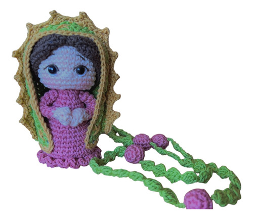 2 Rosarios De La Virgen De Guadalupe Tejido A Crochet