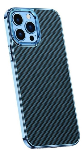 Funda Magnética De Fibra De Carbono For iPhone 12 13 14