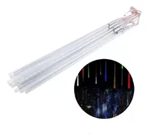 Comprar Lluvia Cortina Cascada 8 Tiras 50cm Meteoro Luces Led Rgb