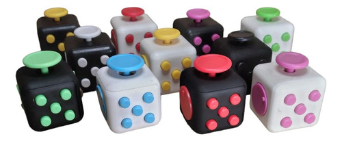 Pack De 3 Fidget Cube Antiestrés / 6 Func Colores Surtidos