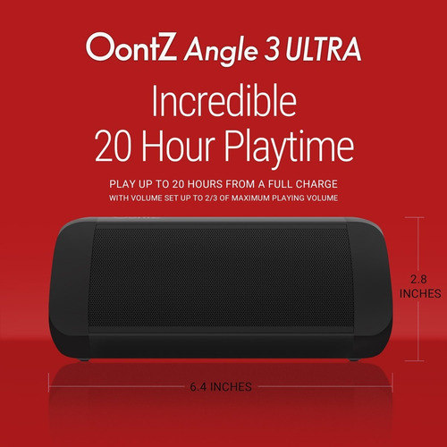 Parlante Oontz Angle 3 Ultra Bluetooth 14w Negro