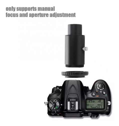 Adaptador 1.25 + Extensor + T2 Canon Telescopio Astronomía
