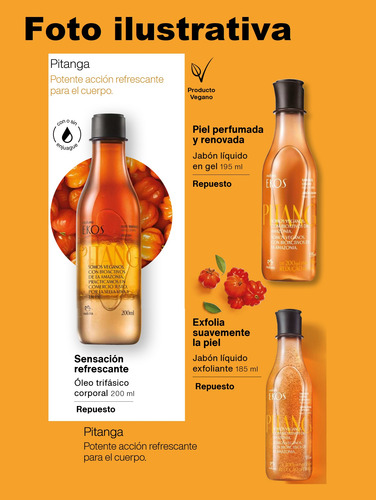 Jabon Liquido En Gel Pitanga Ekos Natura