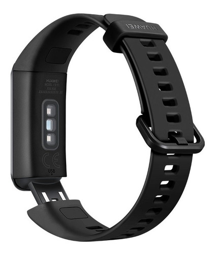 Smartband Huawei Ads-b29 Band 4 Diseño Juvenil Color De La Caja Negro Color De La Correa Negro Color Del Bisel Negro Negro Graphite Black