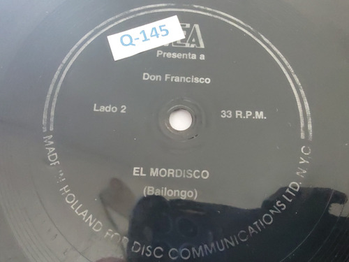 Vinilo  Single De Don Francisco El Mordisco ( Q145