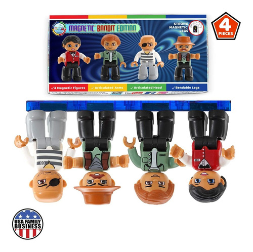 Magnetic Figures Set Of 4 Toy People Magnetic Tiles Expansio 