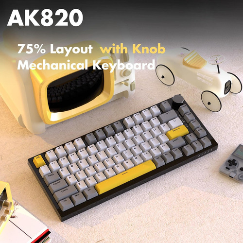 Xing Teclado Mecánico Con Cable Ajazz Ak820, Interruptor De