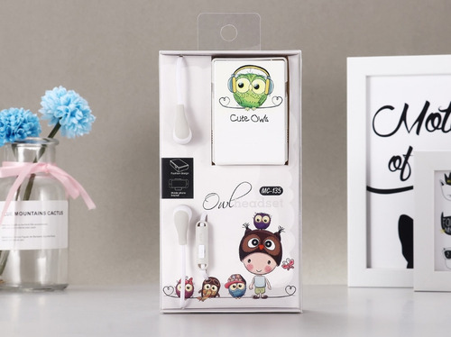 Auriculares Intrauditivos Con Cable De Dibujos Animados C