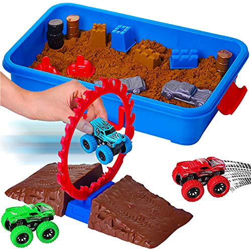 Monster Truck Sand Play Set De Juguetes Sensoriales Niã...