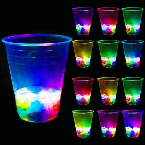 Vasos De Fiesta Brillantes De 16 Oz Para Diversión En Evento