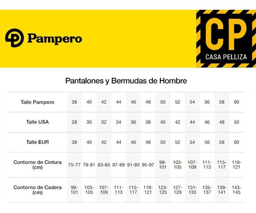Imagen 6 de 8 de Pantalón Clásico Trabajo Pampero - T38 A T60 - Uso Intensivo