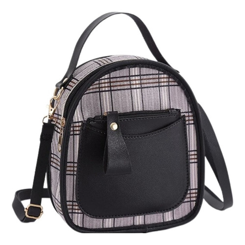 Mini Mochila Feminina Couro Pu Passeio Moda Coreana Envio24h Cor Preto