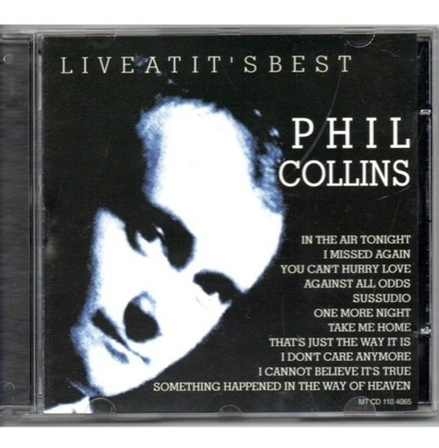 Imagem 1 de 1 de Cd - Phil Collins - Live At Its Best