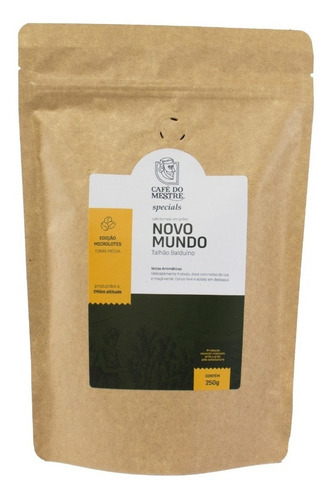 Imagem 2 de 3 de Café Do Mestre Specials Mundo Novo 250g Em Grãos