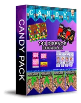 Comprar Kit Imprimible, Mega Pack Candy Bar Golosinas 140 Tematicas