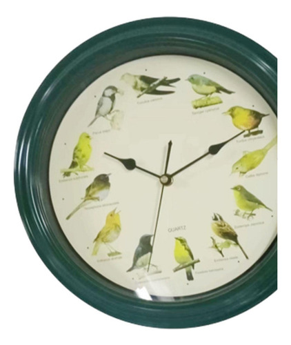Xt Reloj De Pared Con Pájaro Cantor, Reloj De Pared Con