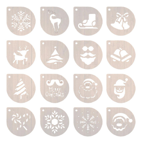 Plantillas De Decoración De Café Reutilizables Para Capuchin
