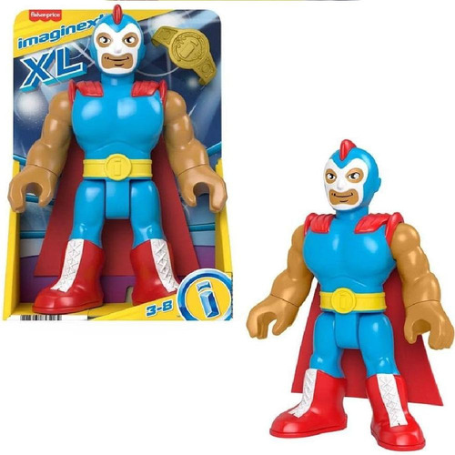 Luchador de marionetas Imaginext Xl - Mattel HLB72-HLB74