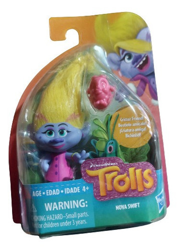 Trolls Mini Figura Hasbro Nova Swift 