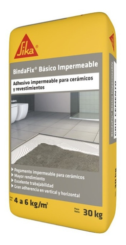 Pegamento Para Ceramica De Sika-bindafix Impermeable X 30kg