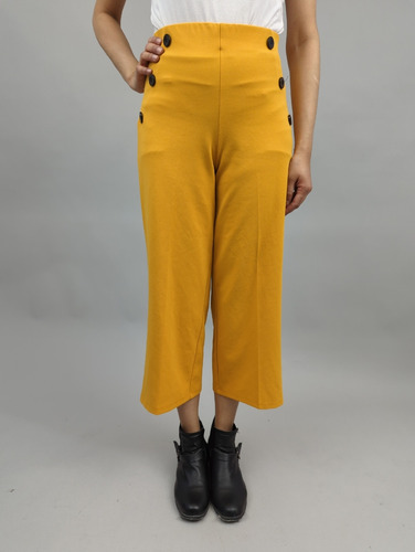 Pantalón Marca Alaniz (talla M) Color Amarillo Como Nuevo