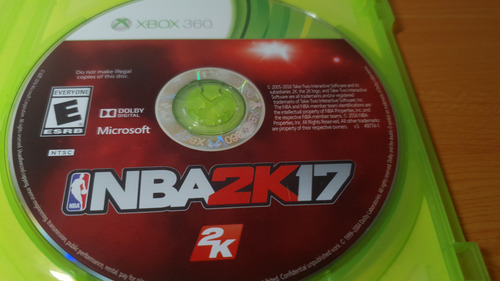 Xbox 360 | Nba 2k17 | Videojuego (Usado)