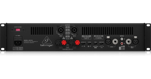 Imagen 2 de 2 de Amplificador Behringer 750 Watts Modelo Km750