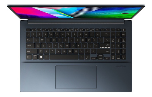 Imagen 2 de 3 de Notebook Asus VivoBook Pro 15 OLED quiet blue 15.6", AMD Ryzen 5 5600H 8GB de RAM 512GB SSD, AMD Radeon RX Vega 7 60 Hz 1920x1080px