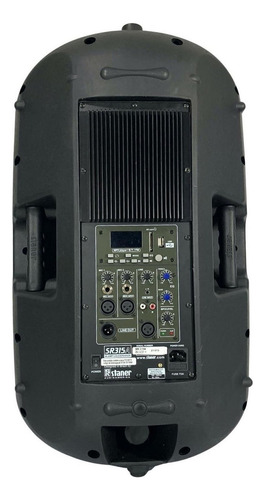 Alto-falante Staner SR-315A portátil com bluetooth preto 100V/240V