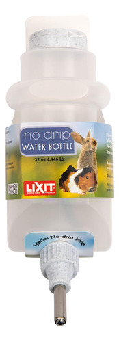 Lixit Botellas De Agua Sin Goteo Para Conejos, Hurones, Hmst