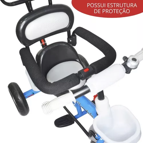 Triciclo Infantil Velotrol Passeio Empurrador 2 em 1 Importway Motoca Com  Capota Toldo BW084 - Importway - Auto Equip