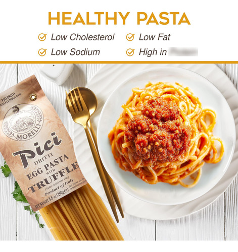 Pasta De Huevo Prémium Con Trufa 250 Gramos Hecha A Mano