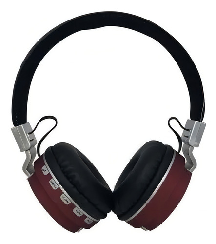 Fone Ouvido Bluetooth Tf Sd P2 Mp3 Fm Mic Cel A-839 Vermelh
