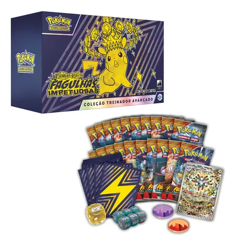 Cartas Pokémon Treinador Avançado Fagulhas Impetuosas Copag