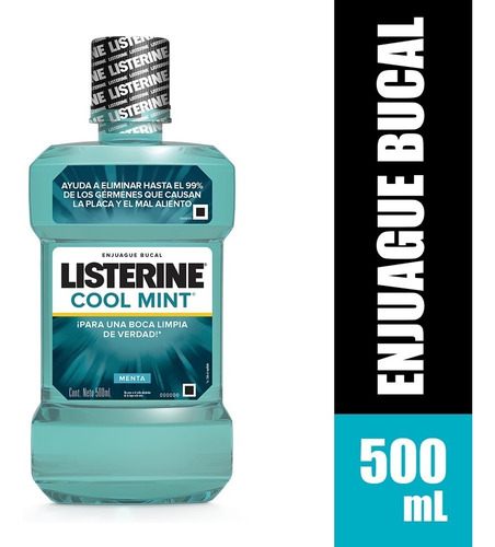 Enjuague Bucal Listerine Cool Mint X 500ml