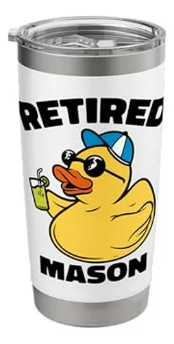 Taza Aislante De Acero Inoxidable Con Pato De Goma Divertido