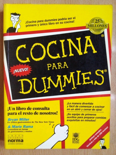 Cocina Para Dummies Bryan Miller Y Marie Rama A99