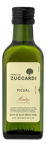 Caja X12 Aceite De Oliva Zuccardi Picual X250ml Virgen Extra