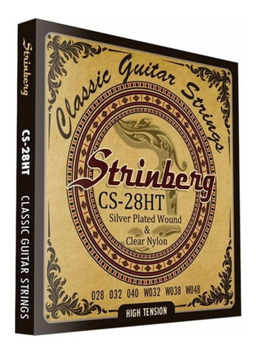Kit Afinador Strinberg + Jogo De Cordas Violão Nylon Normal