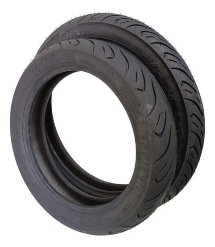 Par Pneu S/c 2,75-17 + 110/80-14 Biz 100 125 Pop 100 110