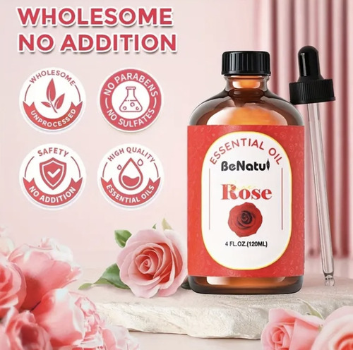 Aceite Esencia De Rosas 120ml Importado