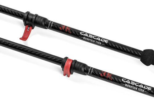 Bastones de fibra de carbono Cascade Mountain Tech Corcho Negro
