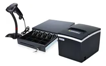 Comprar Combo Impresora Ticketera 80mm +lector Barras+ Gaveta Dinero