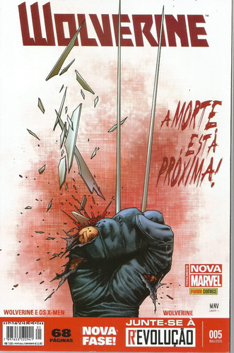 Wolverine Nº 05 - 3ª Série - Editora Panini - Capa Mole - Bonellihq 5 Cx265 S20