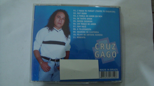 Cd Cruz Gago - I Tried To Forget Tentei Te Esquecer (Usado)