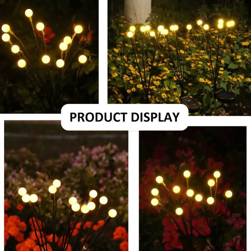 Luz Led Para Jardín Con Forma De Luciérnaga, Funciona Con En