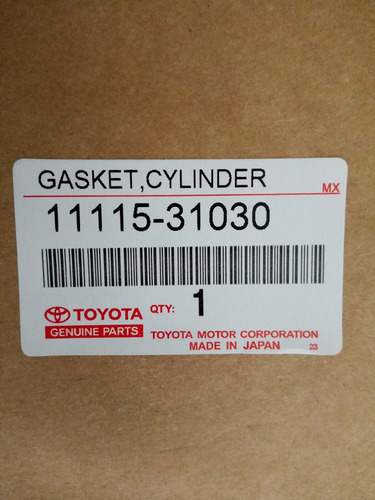 Empacadura De Camara Amianto Toyota Hilux Kavac 4.0 Derecha