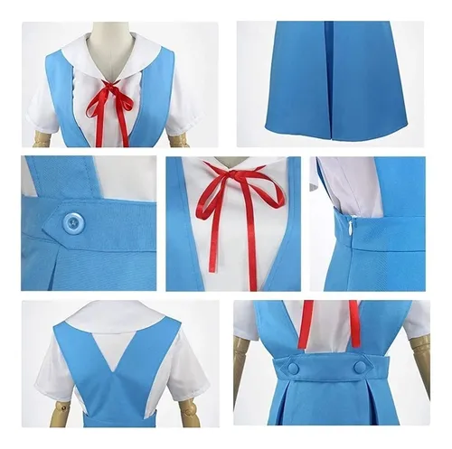 Anime Evangelion Cosplay Ayanami Rei 4 Pie Hot